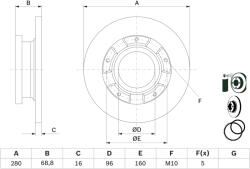 Bosch 0 986 479 401 Disc frana