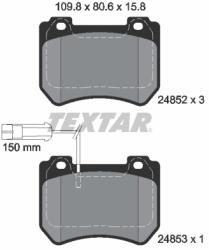 TEXTAR 2485201 Q+ set placute frana disc