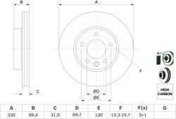 Bosch 0 986 479 248 Disc frana