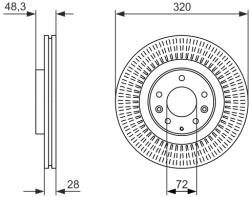 Bosch 0 986 479 795 Disc frana