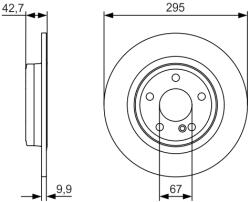Bosch 0 986 479 A04 Disc frana