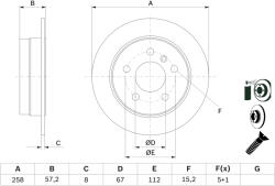 Bosch 0 986 479 235 Disc frana
