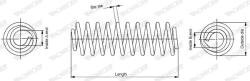MONROE SP3417 MONROE OESpectrum SPRINGS Arc spiral