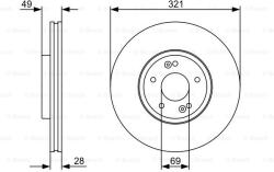 Bosch 0 986 479 536 Disc frana