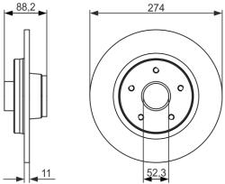 Bosch 0 986 479 695 Disc frana