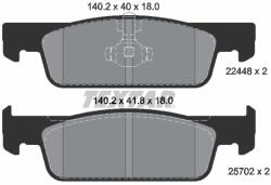 TEXTAR 2244801 Q+ set placute frana disc