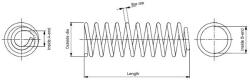 MONROE SP3495 MONROE OESpectrum SPRINGS Arc spiral
