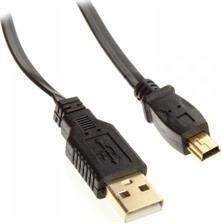 InLine 4043718178698 USB кабел USB 2.0 5 м USB A Mini-USB B Черен (31850F) (31850F)