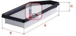 SOFIMA Filtru aer SOFIMA S 3D67 A (S 3D67 A) - automobilus