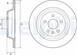 DELPHI Disc frana DELPHI BG4804C (BG4804C) - fixbox