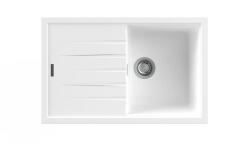 NODOR - Mosogatótálca NorGranite 78.50 1B 1D WH fehér - Elle-4060 (Elle-4060)