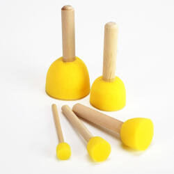  Szivacsecset szett 5db/csomag - festéshez és felületkezeléshez