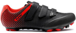 Northwave Origin, fekete/piros kerékpáros cipő