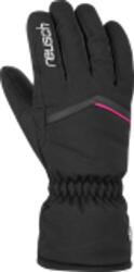 Reusch Marisa, black/white/pink glo síkesztyű