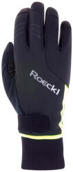 Roeckl Villach 2 black/fluo yellow hosszú újju kerékpáros kesztyű