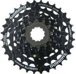 Shimano CS-HG200 7-es, 12-32 kazettás, fekete fogaskoszorú