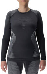 UYN Woman Evolutyon Comfort UW Shirt LG SL, charcoal/white/light grey aláöltöző felső