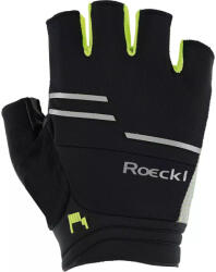 Roeckl Iguna black/fluo yellow kerékpáros kesztyű