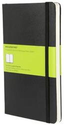 Moleskine QP062 hard cover black plain notebook size L (7490136000)