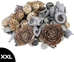  Extra terméscsomag - vízkék - természetes dekorációhoz és koszorúhoz