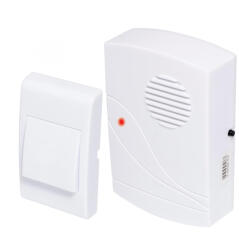 Somogyi Elektronic DB 0600DC vezeték nélküli csengő, max. 60 m hatótáv, 32 dallam, LED fényjelzés, elemes tápellátás (DB-0600DC)