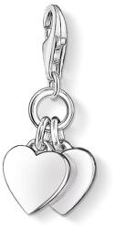 Thomas Sabo Dupla szív ezüst charm - 0836-001-12 (0836-001-12)