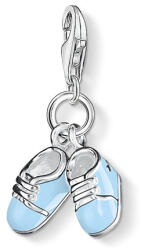 Thomas Sabo Baba cipő ezüst medál kék tűzzománccal (0822-007-1)