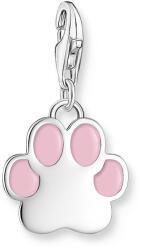 Thomas Sabo Rózsaszín tappancs ezüst charm (2015-007-9)