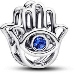 Pandora Hamsa kéz csillagkék kristállyal charm (794062C01)