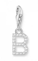 Thomas Sabo "B" betű charm cirkóniával (1942-051-14)