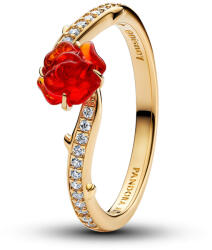 Pandora Disney Szépség és a Szörnyeteg bűvös rózsa gyűrű - 163984C01-50 (163984C01-50)