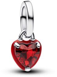 Pandora Vörös csakra szív mini függő charm (793042C05)