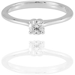Moon Diamonds fehér arany gyűrű (50-01238-1255F/56 GIA)