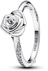 Pandora Ezüst színű Virágzó rózsa gyűrű - 193215C01-52 (193215C01-52)