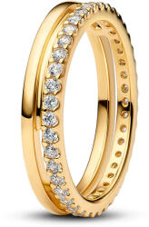 Pandora Dupla karikagyűrű - 163799C01-56 (163799C01-56)