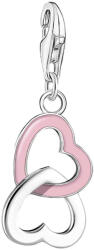 Thomas Sabo Dupla szív ezüst charm (2013-007-9)