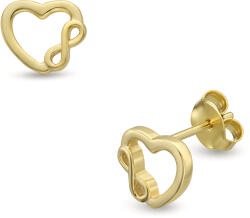 Ezüst ékszer Juta ezüst fülbevaló sárga arannyal futtatva - JTTC-7441 (JTTC-7441)