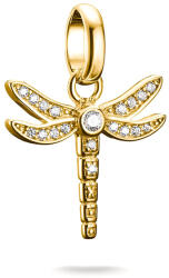 Thomas Sabo Aranyozott szitakötő medál kövekkel - CC1285-414-14 (CC1285-414-14)