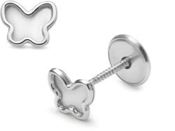 Lisa Jewelry for Kids pillangó gyöngyház belsővel gyerekfülbevaló (JTAG-0278)
