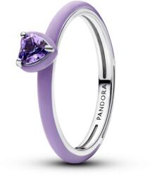 Pandora Lila csakra szív gyűrű - 193088C04-54 (193088C04-54)