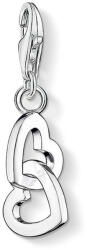 Thomas Sabo Dupla lógós szív ezüst charm (0773-001-12)