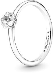 Pandora Szikrázó csillag ezüst szoliter gyűrű - 190026C01-54 (190026C01-54)