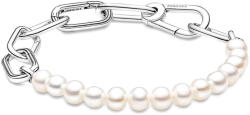 Pandora ME Édesvízben tenyésztett gyöngyös ezüst karkötő - 599694C01-5 (599694C01-5)