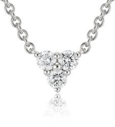 Moon Diamonds fehér arany nyaklánc medállal (20-00124-1255)