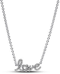 Pandora Szikrázó írott betűs love felirat collier nyaklánc - 393076C01-45 (393076C01-45)