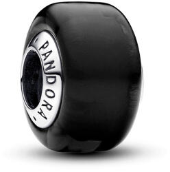 Pandora Moments Fekete mini muranói üveg charm - 793117C00 (793117C00)