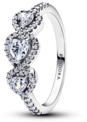 Pandora Glória szív trilógia gyűrű - 194413C01-54 (194413C01-54)