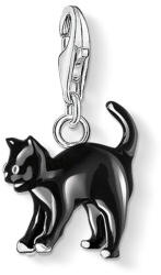Thomas Sabo Fekete macska charm (0701-007-11)