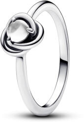 Pandora Áprilisi születéskő ékszer örökkévalóság karikagyűrű - 192993C04-48 (192993C04-48)