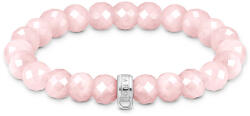 Thomas Sabo női karkötő ovális rózsakvarc gyöngyökkel - X0292-034-9-L17 (X0292-034-9-L17)